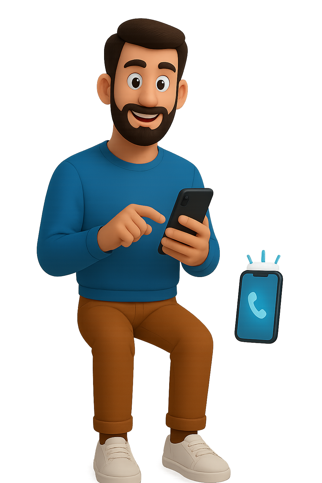 Customer support character